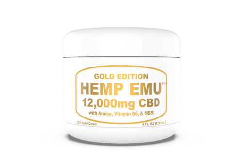 Gold Edition 12,000mg CBD Cream, 4 oz