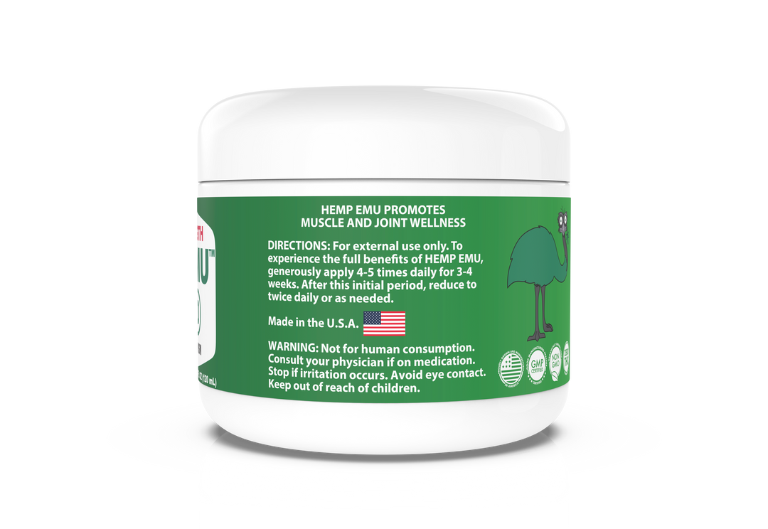 Original Strength 1500mg CBD Cream, 4 oz – Hemp Emu™
