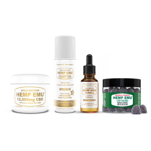 Gold Strength CBD Bundle 12,000mg