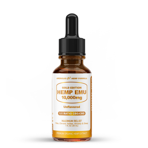 Gold Edition CBD + CBG 10,000mg Tincture, 30 ML